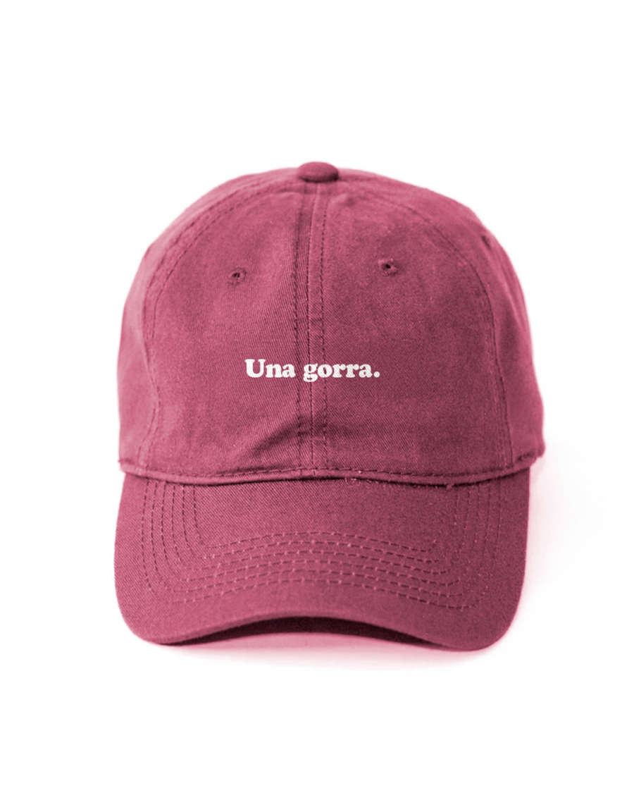 Gorra burdeos