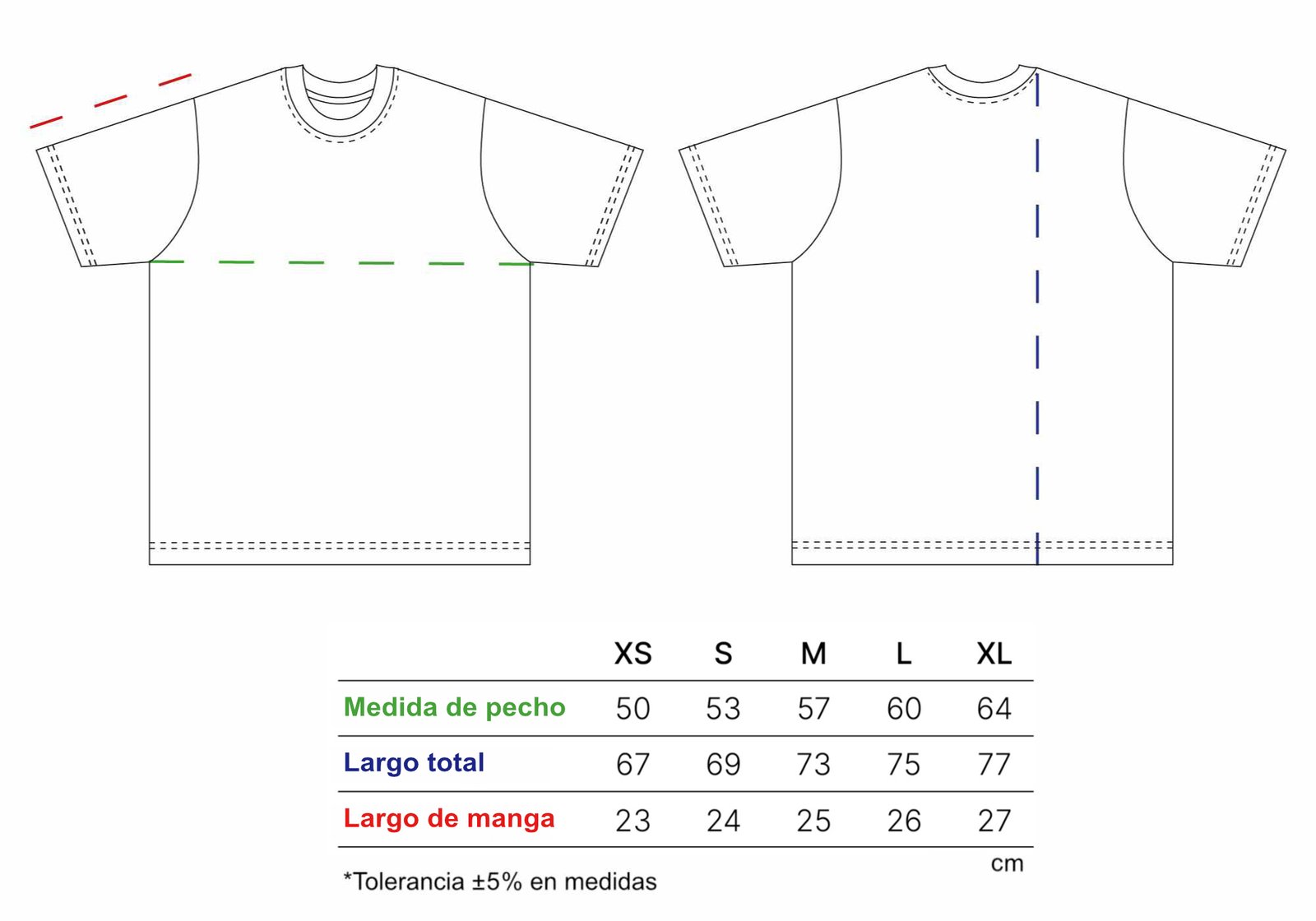 Guía de Tallas
